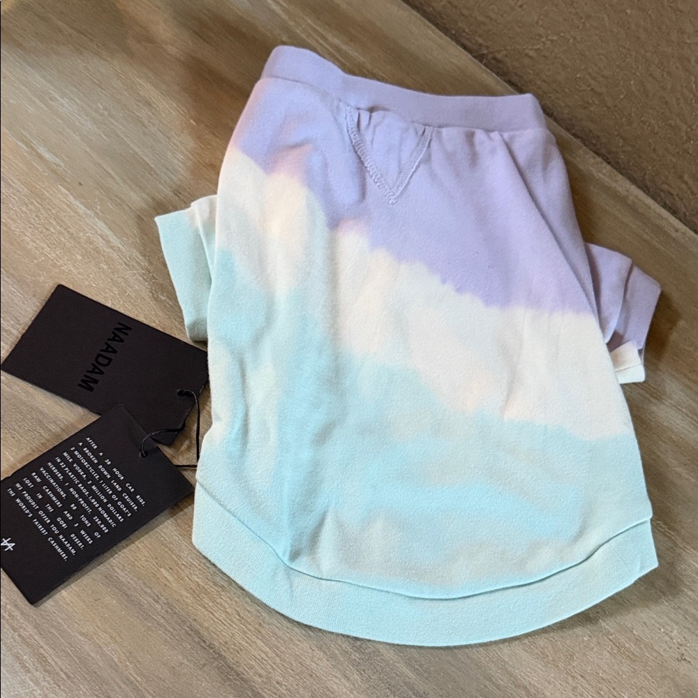 NAADAM Designer Dog Shirt. NEW w tags. Small